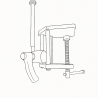 Dental Typodont Mounting Pole Rod