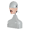 cSim dental phantom head manikin small torso