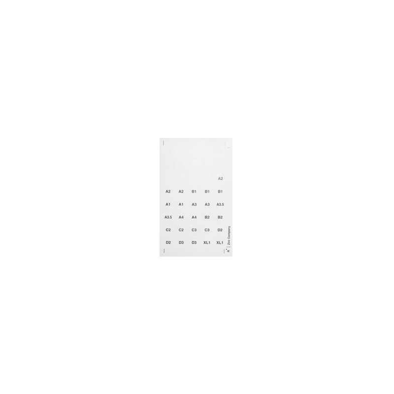 Zirc Shade Label Sheet 2 pk
