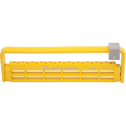 Zirc 22-Hole Steri-Bur Guard & Yellow