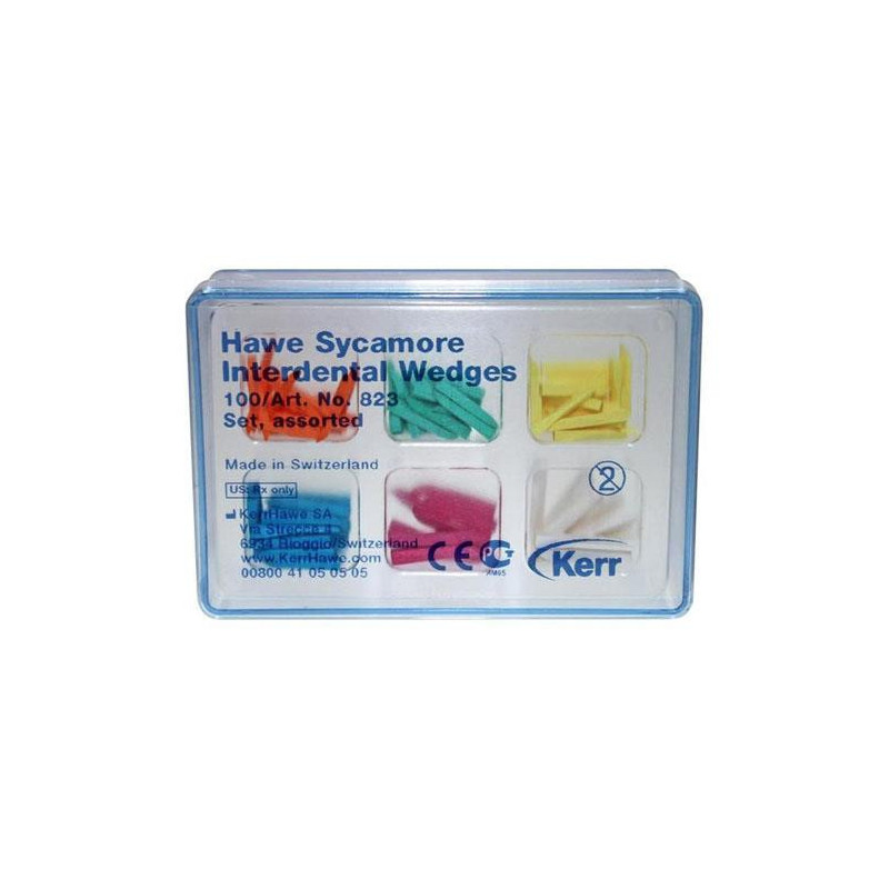 Kerr Hawe Polishing brushes and discs & Sycamore Interdental Wedges - (5 pcs assorted size)
