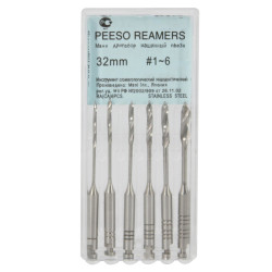 Mani Gates Glidden Drills and Peeso Reamers & 32 mm Peeso Reamers 1~6