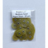 Polishing and finishing Discs and Mandrels & Praxis 1/2" Medium sand Paper Discs - 85 pcs.