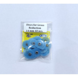 Polishing and finishing Discs and Mandrels & Praxis 3/8" Medium sand Paper Discs - 85 pcs.