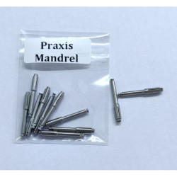 Polishing and finishing Discs and Mandrels & Praxis 3/8" Medium sand Paper Discs - 85 pcs.