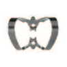 Insta-Dam USA Individual Rubber Dam Clamp & #2 - Winged For lower bicuspids with flat beaks
