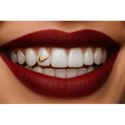 Dental Jewellery - Nike/ Tick - 22kt gold