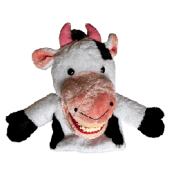 Hand Puppets for Dental Education & Cow