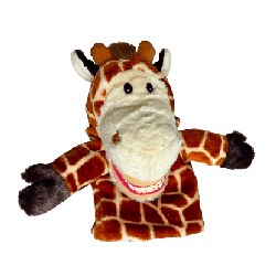 Hand Puppets for Dental Education & Girraffe