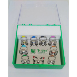 Dental Rubber Dam Kit Hygenic & Set of 9 clamps