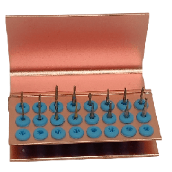 ADC Burs & Kit & ADC Bur Kit with Metal Bur Stand - Total 16 Burs/kit