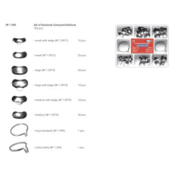 Dental Contoured Matrix Bands ( Assorted) & Forceps
