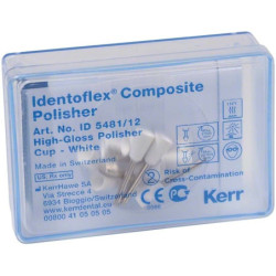 Kerr Hawe Polishing brushes and discs & Identoflex Composite Polisher White Cups - each