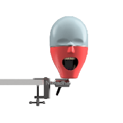 ORE benchmount manikin with Frasaco AG-3 Jaw Set