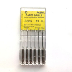 Mani Gates Glidden Drills and Peeso Reamers & 32 mm #1~6