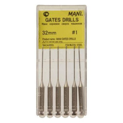 Mani Gates Glidden Drills and Peeso Reamers & 32 mm Peeso Reamers 1~6