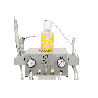 Fast Hand Air Turbine Piece - Push Button