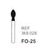 Dental Diamond FG high speed bur & FG 368/028 - ( 1 piece pack )