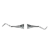 ADC / ACS / ORE Hu-Friedy Dental Hand Instruments & 17/18 Hatchet