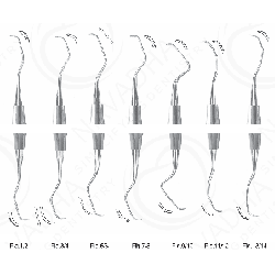 Navadha Gracey Curette Instruments & 9/10