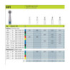 Dental Diamond FG high speed bur & Jota FG 801FG.XL - ( 1 piece pack )