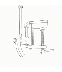 Dental Typodont Mounting Pole Rod